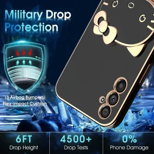 کاور اسپارتان مدل Kitty Strap مناسب برای گوشی موبایل سامسونگ Galaxy M34 به همراه بند