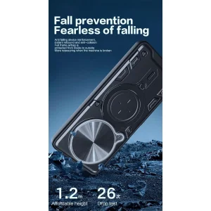 کاور اسپارتان مدل Magnet Ring Strap مناسب برای گوشی موبایل ریلمی 12Pro / 12 Pro Plus به همراه بند آویز