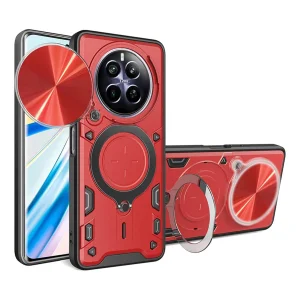 کاور اسپارتان مدل Magnet Ring Strap مناسب برای گوشی موبایل ریلمی 12Pro / 12 Pro Plus به همراه بند آویز