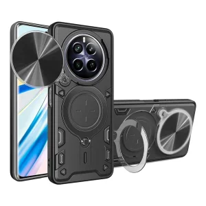 کاور اسپارتان مدل Magnet Ring Strap مناسب برای گوشی موبایل ریلمی 12Pro / 12 Pro Plus به همراه بند آویز