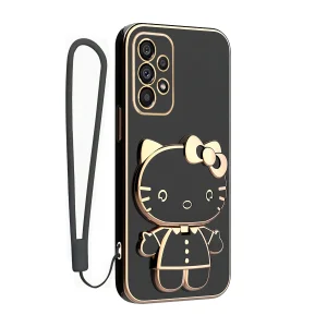 کاور اسپارتان مدل Kitty مناسب برای گوشی موبایل سامسونگ Galaxy A13 4G / A32 5G به همراه بند نگهدارنده