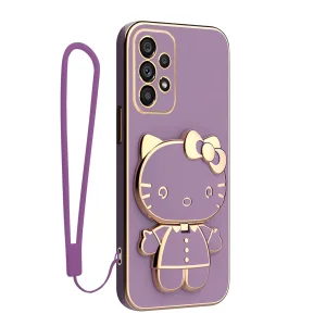 کاور اسپارتان مدل Kitty مناسب برای گوشی موبایل سامسونگ Galaxy A13 4G / A32 5G به همراه بند نگهدارنده