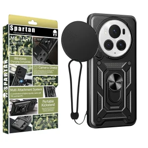 کاور اسپارتان مدل Defender Armor Strap مناسب برای گوشی موبایل آنر Magic 6 Pro به همراه بندآویز