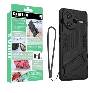 کاور اسپارتان مدل Bibercas Strap مناسب برای گوشی موبایل شیائومی Redmi K80/ Poco F7 Pro به همراه بندآویز