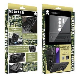 کاور اسپارتان مدل Defender Armor Strap مناسب برای گوشی موبایل شیائومی Redmi 9 / Redmi 9 Pro /Redmi 9 Prime / Poco M2 به همراه بندآویز