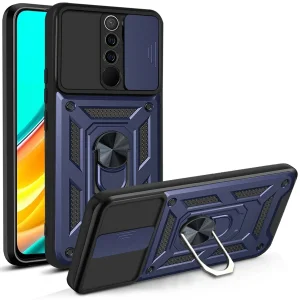 کاور اسپارتان مدل Defender Armor Strap مناسب برای گوشی موبایل شیائومی Redmi 9 / Redmi 9 Pro /Redmi 9 Prime / Poco M2 به همراه بندآویز
