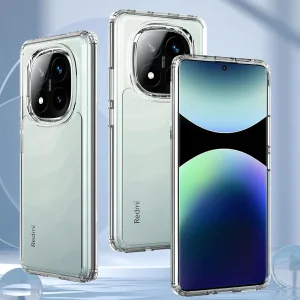 کاور اسپارتان مدل Airbag Space Strap مناسب برای گوشی موبایل شیائومی Redmi Note 14 Pro 5G به همراه بند آویز