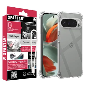 کاور اسپارتان مدل Airbag Strap مناسب برای گوشی موبایل گوگل Pixel 9 Pro به همراه بندآویز