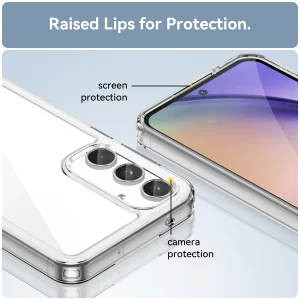 کاور اسپارتان مدل Airbag Space Strap مناسب برای گوشی موبایل سامسونگ Galaxy A56 به همراه بند آویز