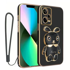 کاور اسپارتان مدل Bunny Strap مناسب برای گوشی موبایل شیائومی Poco X5 Pro به همراه بند