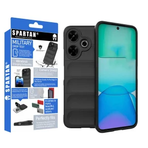 کاور اسپارتان مدل Flex Armor مناسب برای گوشی موبایل شیائومی Poco M6 Plus