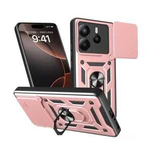 کاور اسپارتان مدل Defender Armor مناسب برای گوشی موبایل شیائومی Redmi Note 14 4G به همراه بندآویز و پاپ سوکت