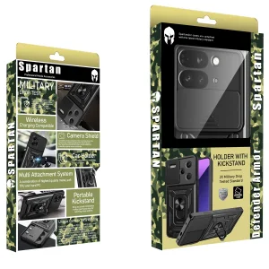 کاور اسپارتان مدل Defender Armor Strap مناسب برای گوشی موبایل گوگل Pixel 9 Pro Fold به همراه بند