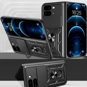 کاور اسپارتان مدل Defender Armor Strap مناسب برای گوشی موبایل گوگل Pixel 9 Pro Fold به همراه بند