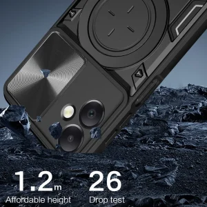 کاور اسپارتان مدل Magnet Ring Strap مناسب برای گوشی موبایل سامسونگ Galaxy A06 به همراه بند آویز