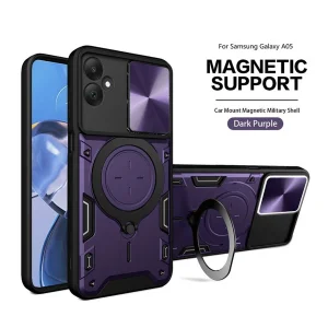 کاور اسپارتان مدل Magnet Ring Strap مناسب برای گوشی موبایل سامسونگ Galaxy A06 به همراه بند آویز