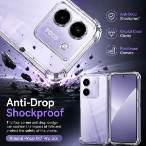 کاور اسپارتان مدل Airbag مناسب برای گوشی موبایل شیائومی Poco M7 Pro 5G