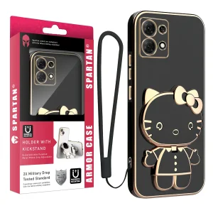 کاور اسپارتان مدل Kitty Strap مناسب برای گوشی موبایل شیائومی Redmi Note 13 Pro 5G / Poco X6 5G به همراه بند