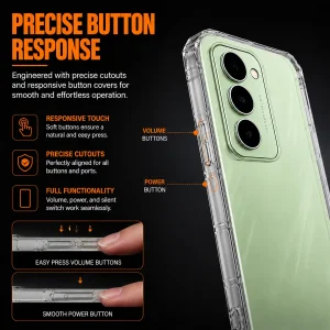 کاور اسپارتان مدل Airbag Four Sided مناسب برای گوشی موبایل شیائومی Redmi 15 4G