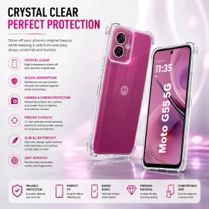 کاور اسپارتان مدل Airbag مناسب برای گوشی موبایل موتورولا Moto G55
