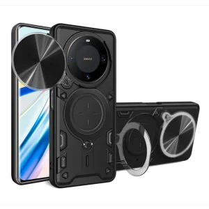 کاور اسپارتان مدل Magnet Ring Strap مناسب برای گوشی موبایل هوآوی Mate 60 Pro به همراه بند آویز