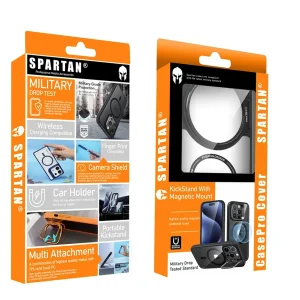 کاور اسپارتان مدل CasePro Magnetic Strap مناسب برای گوشی موبایل شیائومی Redmi 14C/ Poco C75 به همراه بند