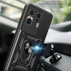 کاور اسپارتان مدل Defender Armor Strap مناسب برای گوشی موبایل موتورولا Moto Edge 50 Ultra به همراه بند