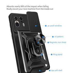 کاور اسپارتان مدل Defender Armor Strap مناسب برای گوشی موبایل موتورولا Moto Edge 50 Ultra به همراه بند