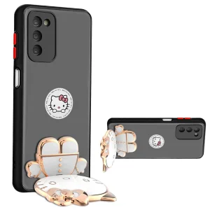 کاور اسپارتان مدل MBC Kitty مناسب برای گوشی موبایل سامسونگ Galaxy a03s / A02s به همراه بند نگهدارنده
