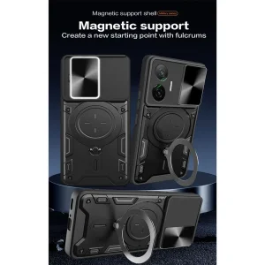 کاور اسپارتان مدل Magnet Ring مناسب برای گوشی موبایل شیائومی Poco F7