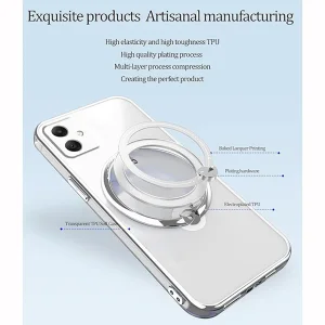 کاور اسپارتان مدل Ring Stand Strap مناسب برای گوشی موبایل سامسونگ Galaxy A06 به همراه بند