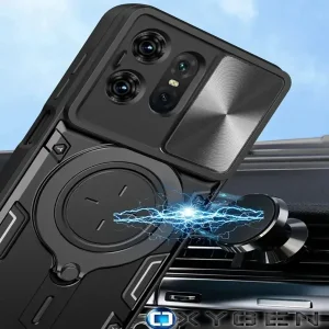 کاور اسپارتان مدل Magnet Ring Strap مناسب برای گوشی موبایل موتورولا  Edge 50 PRO به همراه بند آویز