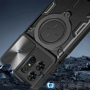 کاور اسپارتان مدل Magnet Ring Strap مناسب برای گوشی موبایل موتورولا  Edge 50 PRO به همراه بند آویز