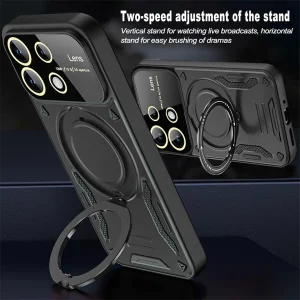 کاور اسپارتان مدل Hybrid Armor Strap مناسب برای گوشی موبایل شیائومی Redmi Note 13 Pro 5G / Poco X6 5G به همراه بند