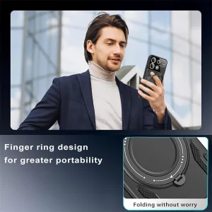 کاور اسپارتان مدل Hybrid Armor Strap مناسب برای گوشی موبایل شیائومی Redmi Note 13 Pro 5G / Poco X6 5G به همراه بند