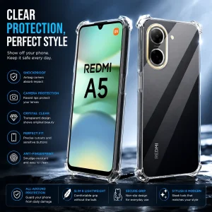کاور اسپارتان مدل Airbag مناسب برای گوشی موبایل شیائومی Redmi A5 4G /Poco C71