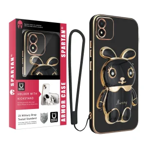 کاور اسپارتان مدل Bunny Strap مناسب برای گوشی موبایل آنر X5 4G به همراه بند