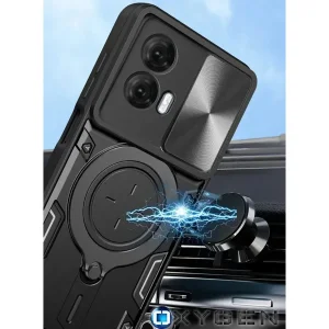 کاور اسپارتان مدل Magnet Ring Strap مناسب برای گوشی موبایل موتورولا Edge 50 FUSION به همراه بند آویز