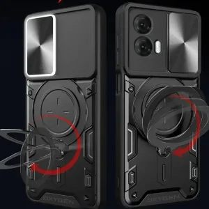 کاور اسپارتان مدل Magnet Ring Strap مناسب برای گوشی موبایل موتورولا Edge 50 FUSION به همراه بند آویز