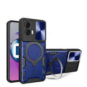 کاور اسپارتان مدل Magnet Ring Strap مناسب برای گوشی موبایل موتورولا Edge 50 FUSION به همراه بند آویز