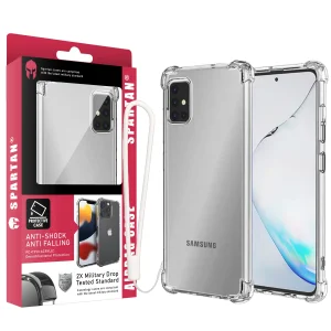 کاور اسپارتان مدل Airbag Strap مناسب برای گوشی موبایل سامسونگ Galaxy Note 10 Lite به همراه آویز