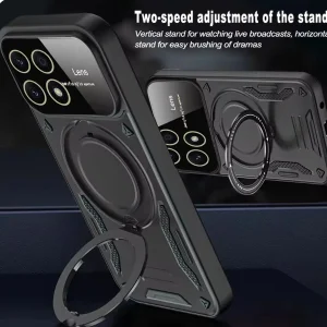 کاور گاردتک مدل Hybrid Armor مناسب برای گوشی موبایل آنر X8A به همراه بند