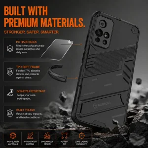 کاور اسپارتان مدل Bibercas مناسب برای گوشی موبایل شیائومی Redmi Note 11 Pro 4G