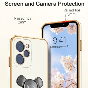 کاور اسپارتان مدل Teddy Bear مناسب برای گوشی موبایل شیائومی Poco X5 Pro به همراه بند نگهدارنده