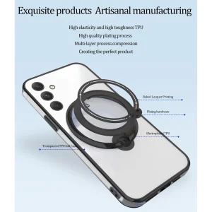 کاور اسپارتان مدل Ring Stand Strap مناسب برای گوشی موبایل سامسونگ Galaxy A36/ A56 به همراه بندآویز