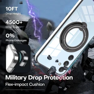 کاور اسپارتان مدل Ring Stand Strap مناسب برای گوشی موبایل سامسونگ Galaxy A36/ A56 به همراه بندآویز