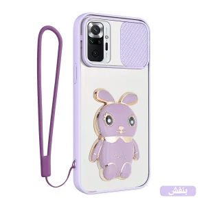کاور اسپارتان مدل Camshield Bunny Opn مناسب برای گوشی موبایل شیائومی Redmi Note 10 Pro / Note 10 Pro Max به همراه بند نگهدارنده