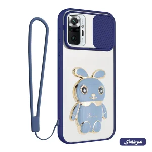 کاور اسپارتان مدل Camshield Bunny Opn مناسب برای گوشی موبایل شیائومی Redmi Note 10 Pro / Note 10 Pro Max به همراه بند نگهدارنده