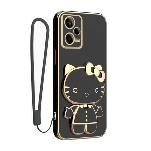 کاور اسپارتان مدل Kitty مناسب برای گوشی موبایل شیائومی Redmi Note 12 Pro Plus به همراه بند نگهدارنده