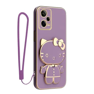 کاور اسپارتان مدل Kitty مناسب برای گوشی موبایل شیائومی Redmi Note 12 Pro Plus به همراه بند نگهدارنده